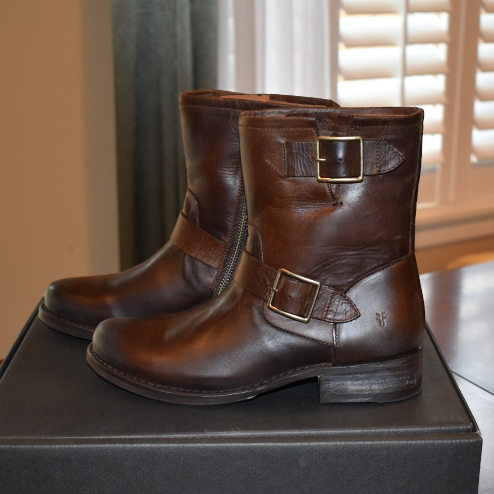 Frye Vicky Engineer Boots